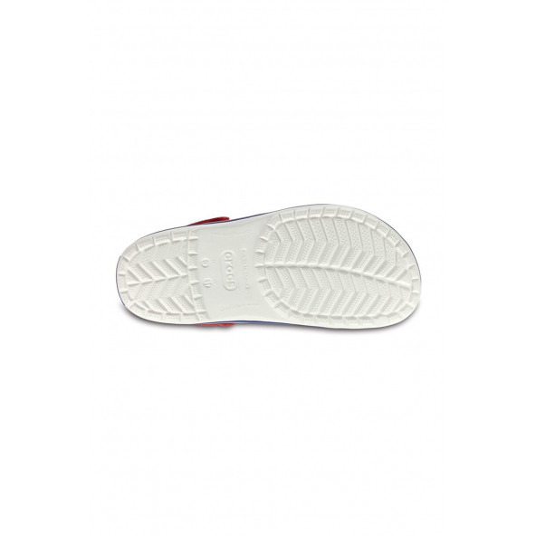 Crocs Beyaz Unisex Crocband Kenarı Lacivert Beyaz Çizgili Terlik 11016 - 3