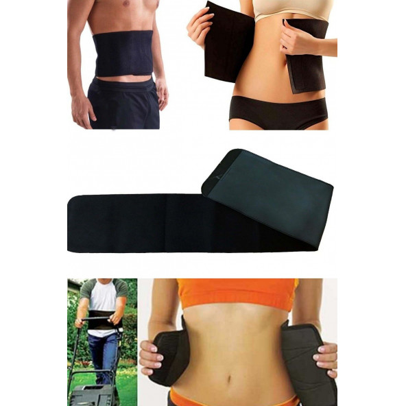 Termal Ayarlanabilir Bel Ağrılarını Ve Vücut Sıcaklığını Tutan Korse Kemer Sauna Spa Korse - 6