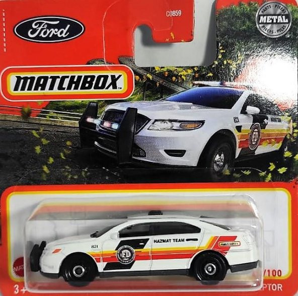 C0859 Matchbox 1:64 Tekli Arabalar  FORD POLICE INTERCEPTOR HFR99