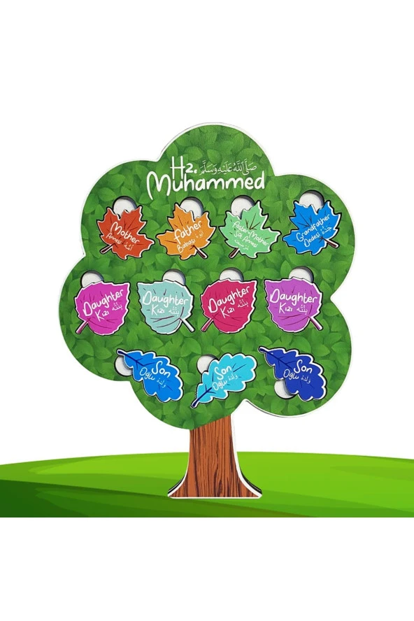 Moon Beavers Neseb Ağacı Islami Eğitici Öğretici Geliştirici Okula Katkı Sağlayan Ahşap Sağlıklı Oyuncak