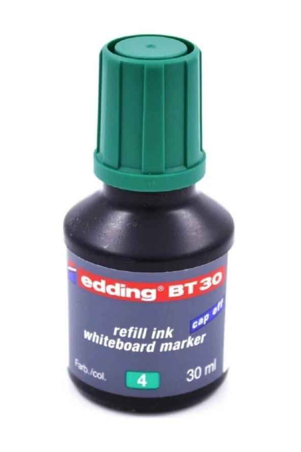 Edding Tahta Kalem Mürekkebi Damlalıklı 30 Ml Yeşil Tahta Kalem Mürekkebi