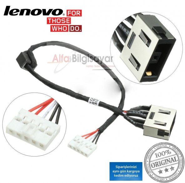 Lenovo FLEX 2-14 80EE, 80FJ, 80GS Dc Jack power soket laptop adaptor giriş soketi Orjinal