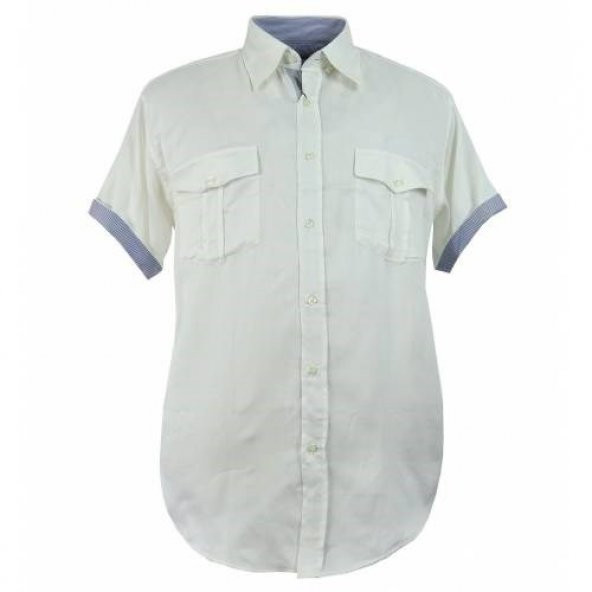 Büyük Beden Battal Boy Erkek Gömlek Kısa Kol