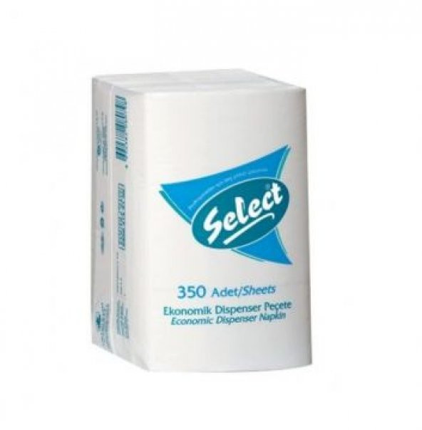 Select Dispenser Peçete 350 Yaprak x 12 Adet