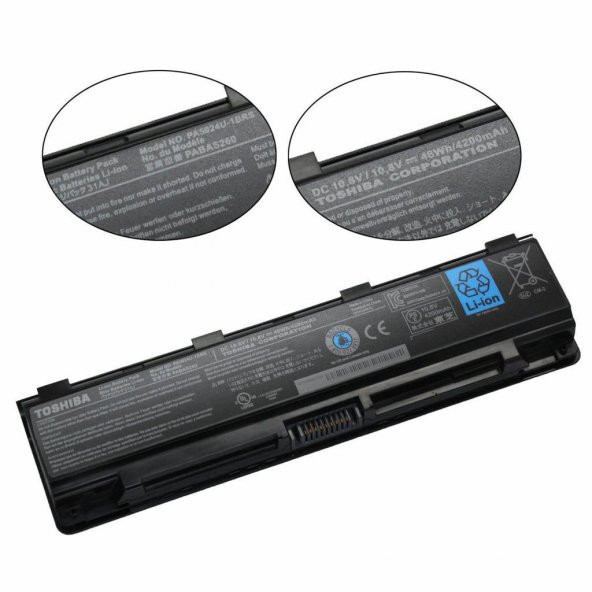 ORJINAL TOSHIBA C870-009, C870-177, C870-1EZ Batarya Pil A+++ - 3