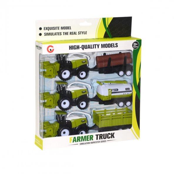 9976-10B  Can, 3lü Römorklu Traktör