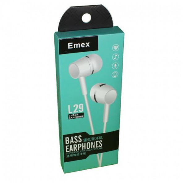 Emex L29 Kablolu 3.5mm Bass Kulaklık