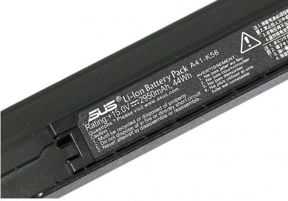 Asus K56, K56C, K56CA, K56CB, K56CM, K56V  Batarya orijinal asus pil - 2