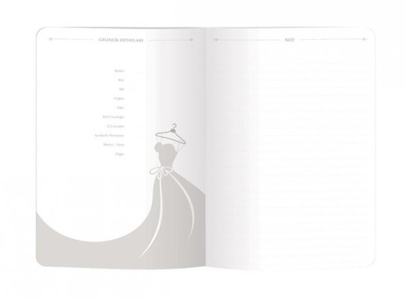 Düğün Planlayıcısı Set Wedding Planner Kit - 9