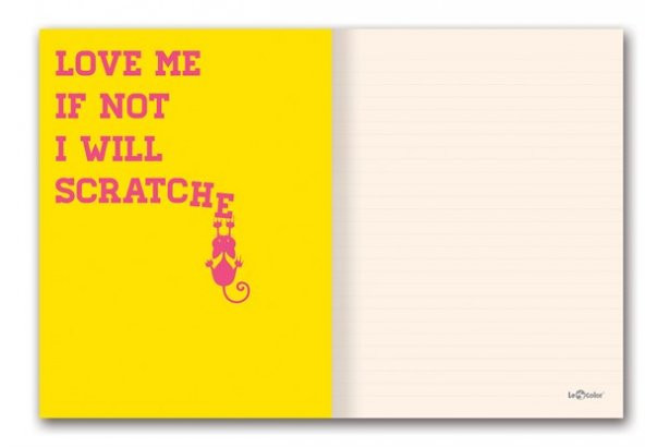 Pretty Mini Defter Çizgili Kedili - 2