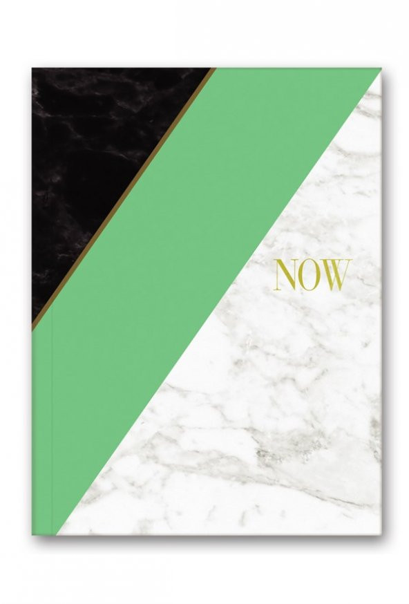 Mermer Mini Defter Çizgili Mint