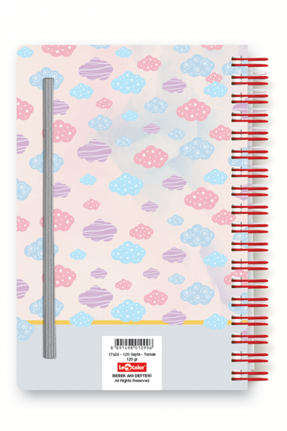 Bebek Anı Defteri ve Hamile Albümü Pembe + Sticker - 2