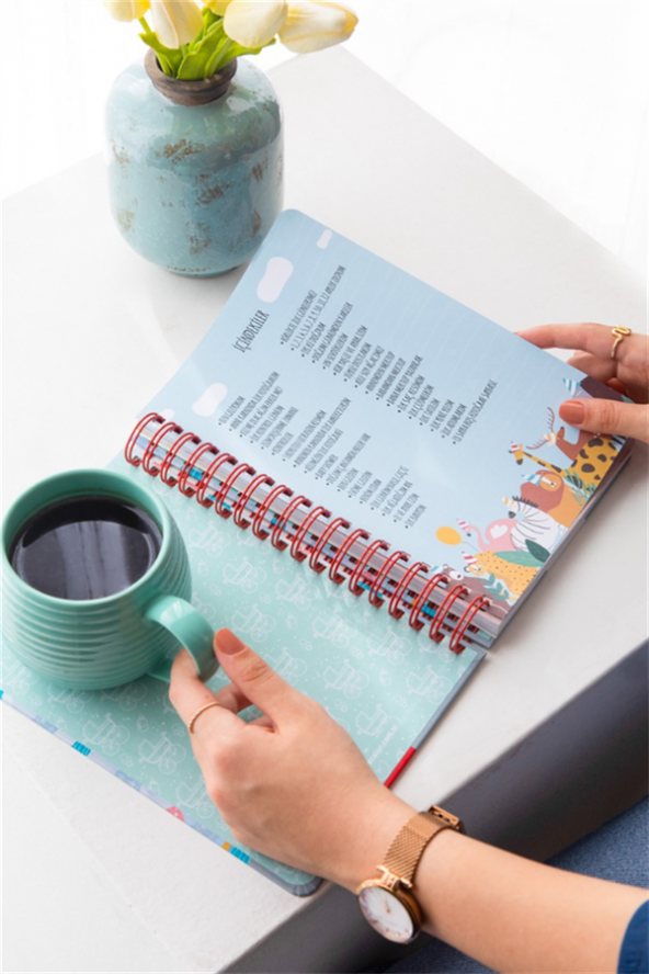 Bebek Anı Defteri ve Hamile Albümü Erkek + Sticker - 4