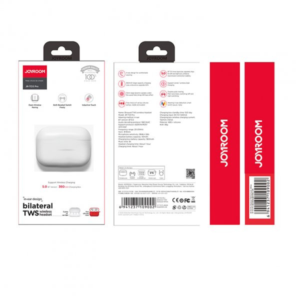 Joyroom T03 Pro Wireless Kulak Içi Bluetooth Kulaklık - 2