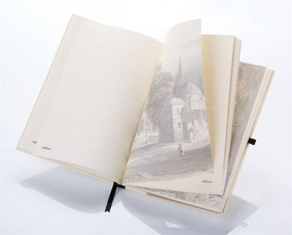 Eski İstanbul Cep Journal Çizgili Lastikli Sultan - 2