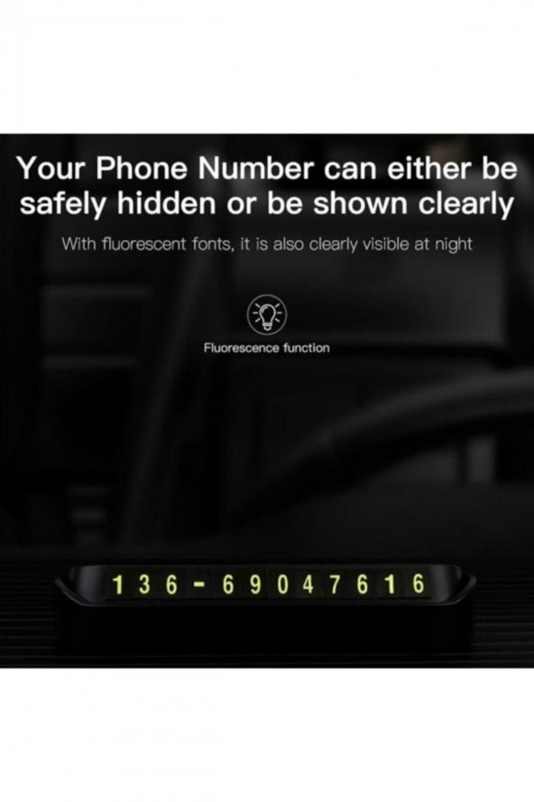 Tel Fosforlu Araç Içi Numaratör - 5