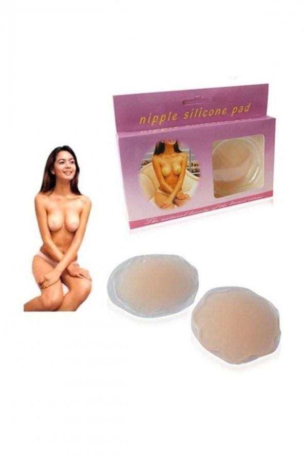 Silikon Göğüs Ucu Kapatıcı Gizleyici Bant Aparat Nipple Pad - 5