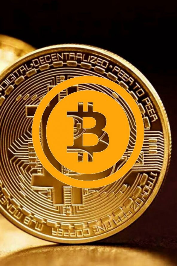 A Kalite Bitcoin Sanal Paranın Madeni Anı Hediyelik Metap Para Yuvarlak Coin - 5