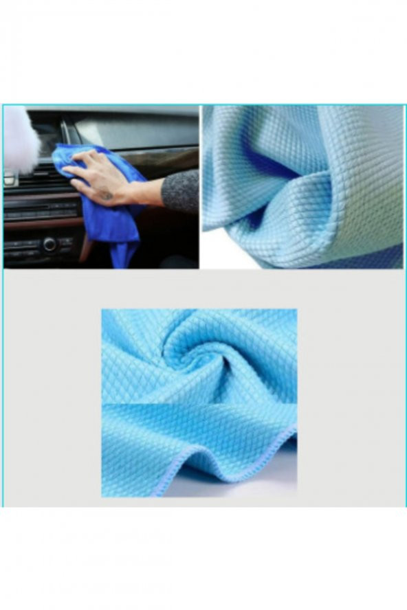 Nano Mikro Fiber Bez Araba Cam Bezi Oto Araç Teknoloji Yıkama Kurutma Temizleme Silme Bezi 50x40 - 2