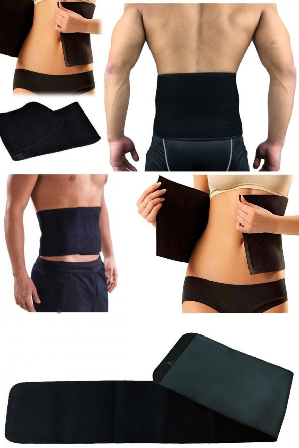 Profesyonel Unisex Regl Ağrılarına Bel Fıtığına Sıcak Tutarak Engelleyen Termal Sauna Korsesi Kemer - 5