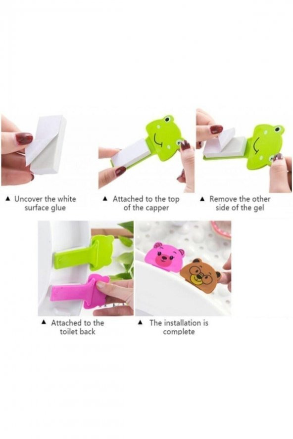 Klozet Kapağı Hijyenik Kaldırma Aparatı Kapak Açma - 2