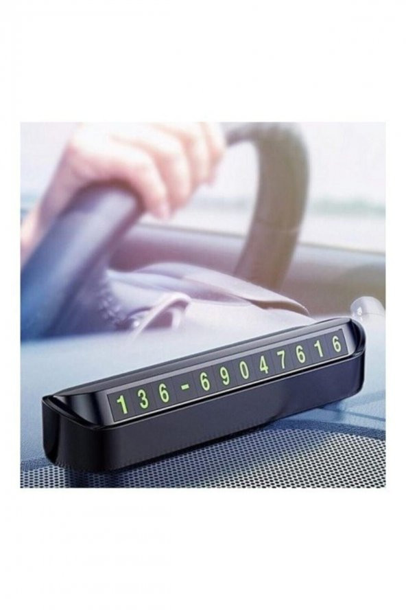 Araç Park Numaratör Numaratik Parktel Numaralık Park Tel Fosforlu - 2