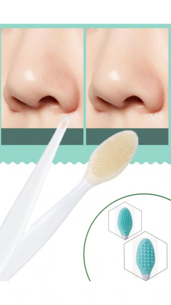 T Bölgesi Dudak Burun Gözenek Siyah Nokta Temizleyici Fırça - 3