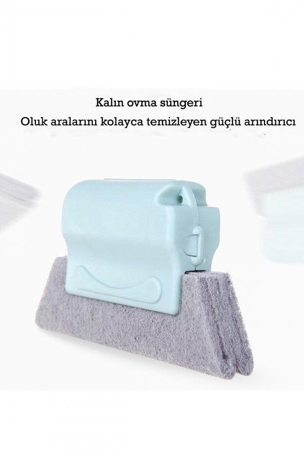 Pencere Panjur Oluk Kenarı Temizleme Kapı Eşiği Süpürme Fırçası - 3
