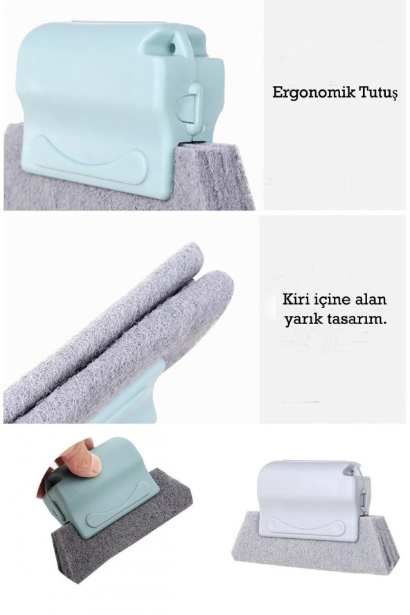 Pencere Panjur Oluk Kenarı Temizleme Kapı Eşiği Süpürme Fırçası - 4