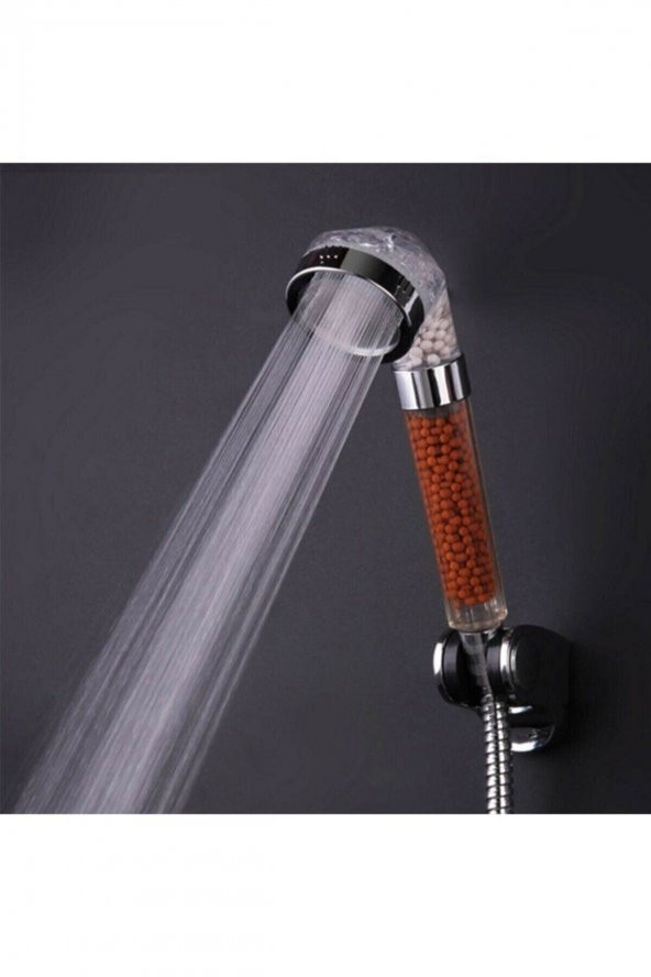 %50 Su Tasarruflu Ve Arıtmalı Doğal Taşlı Banyo El Duş Başlığı - 4