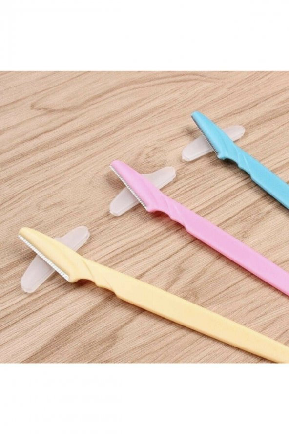 3lü Set Profesyonel Kaş Usturası Yüz Jilet Ve Kaş Şekillendirici Düzeltici - 3