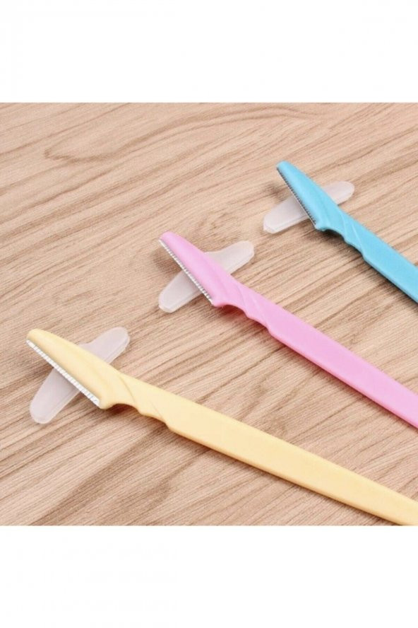 3lü Set Profesyonel Kaş Usturası Jileti Yedek Bıçaklı Kaş Düzeltici Şekillendirici - Resim 2