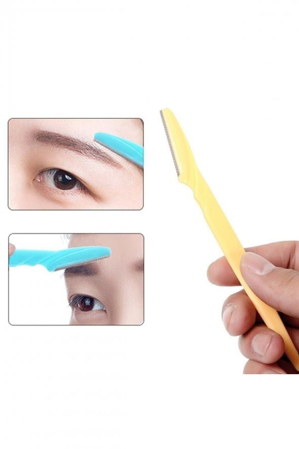 Kaş Usturası 3 Adet Kaş Jileti - Resim 4