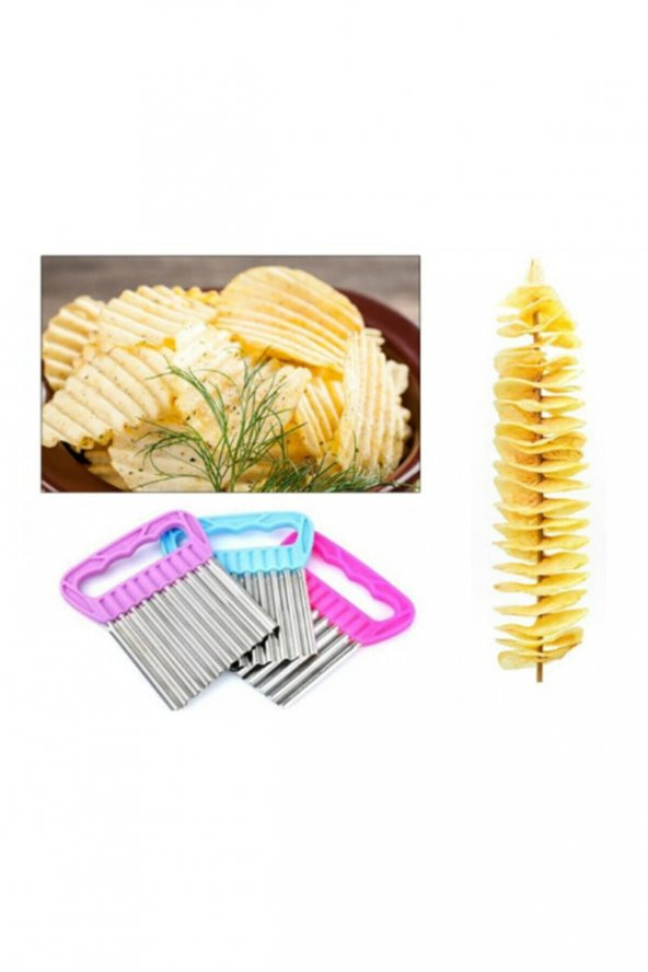 Chips Chopper Şekilli Sebze Ve Meyve Dilimleyici - 3