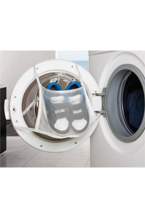 Hassas Çamaşır - Ayakkabı Yıkama Filesi Kapak Bağlamalı 35 X 20 Cm