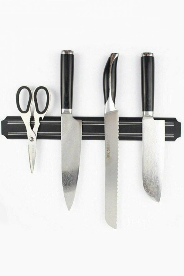Mıknatıslı Bıçak Askısı 33cm Duvara Monte Bıçak Askılığı Mıknatıslı - Resim 2