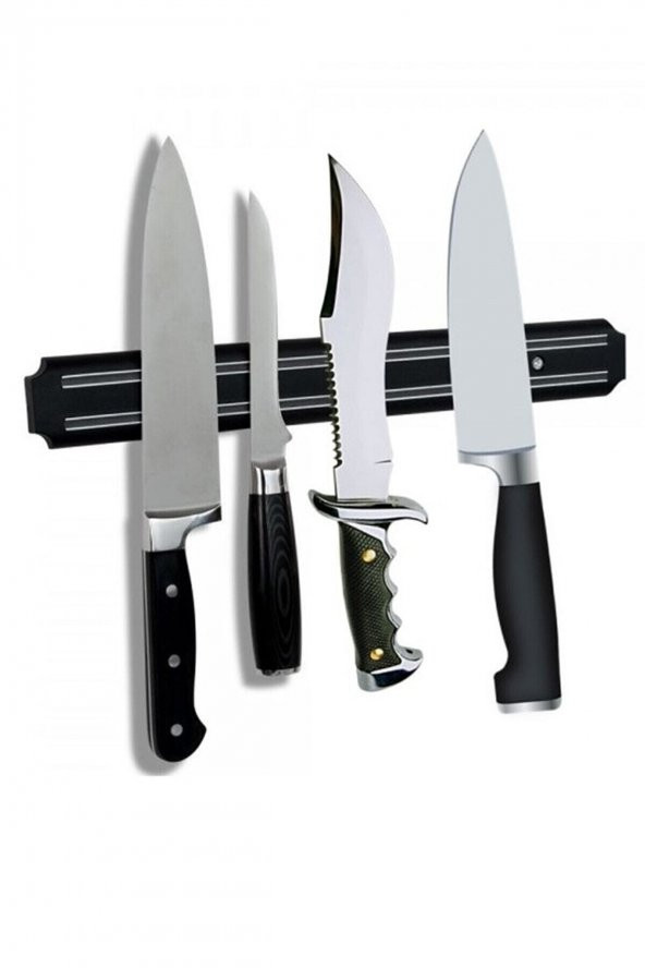 Mıknatıslı Bıçak Askısı 33cm Duvara Monte Bıçak Askılığı Mıknatıslı - Resim 3