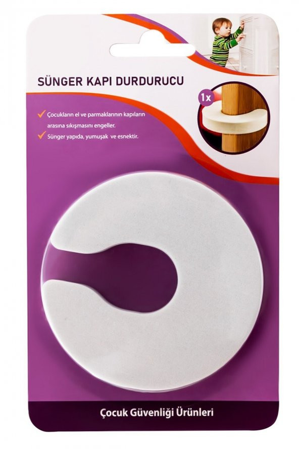 Sünger Kapı Stoperi Çocuk Bebek Güvenliği Güvenlik Ev - 2