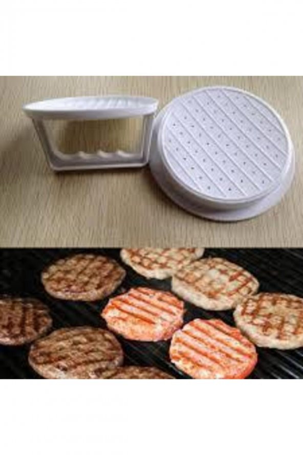 Hamburger Köfte Presi 13 Cm Köfte Yapma Aparatı Hamburger Köftesi Köfte Yapma Şekillendirme Kalıbı - Resim 3