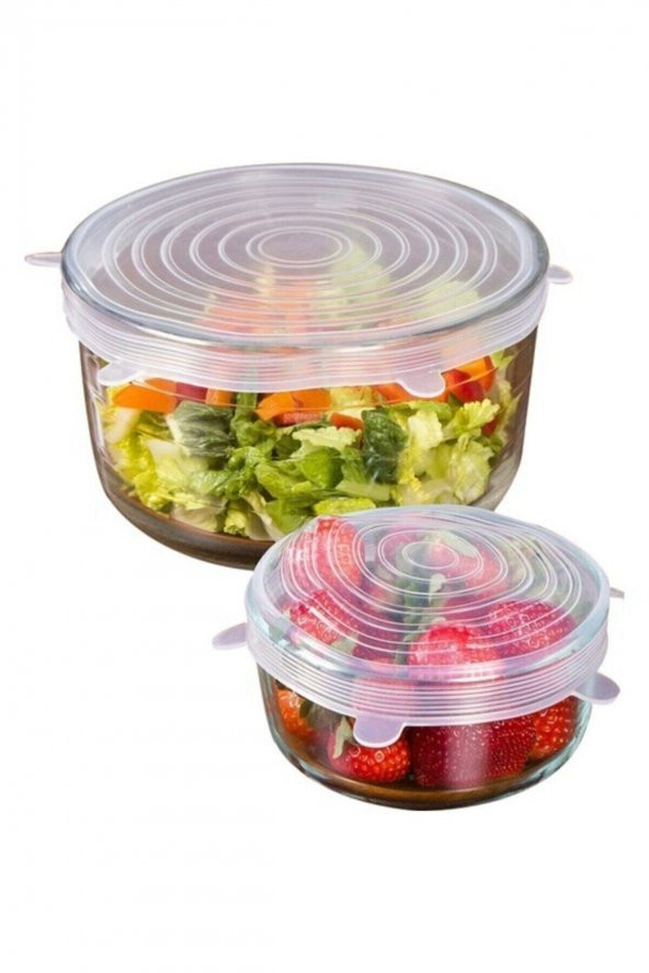 Silikon Streç Kapağı 6 Lı ürün görseli