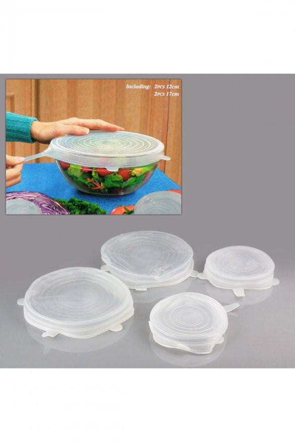 Silikon Streç Kapağı 6 Lı - Resim 2