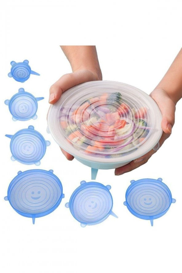 Silikon Streç Kapağı 6 Lı - Resim 4