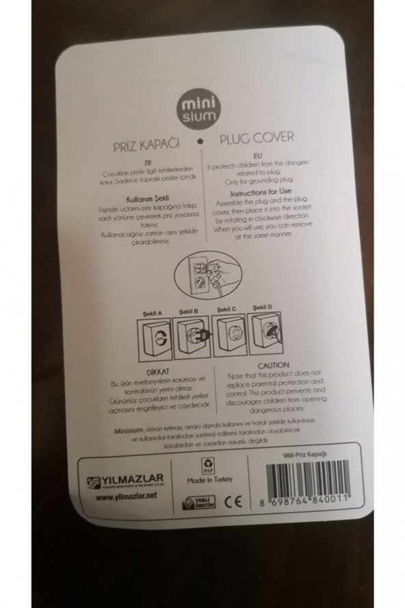 Çocuk Koruma Priz Kapağı 6 Adet - 2