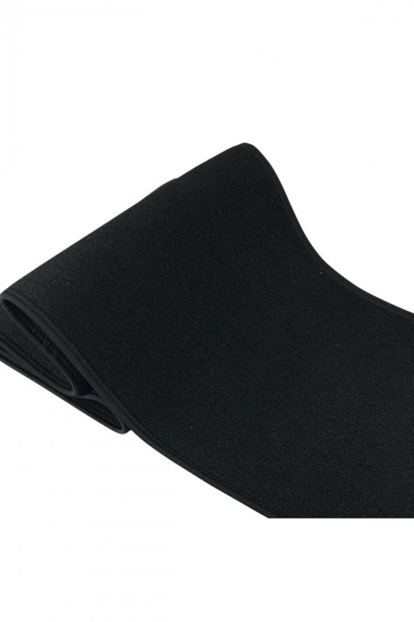 Siyah Termal Sauna Kemer Neopren Bel Korsesi 25x120 cm - 3