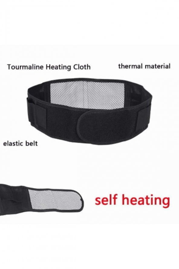 Termal Kendinden Isıtmalı Ağrı Kesici Bel Kemeri Manyetik Bel Destek Korsesi - 4