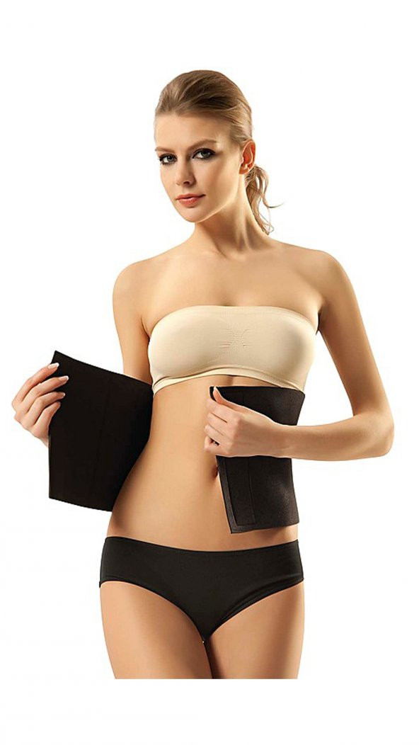 Termal Zayıflama Yağ Yakıcı Sauna Kemer Esnek Bel Korsesi (25Cm) - 2
