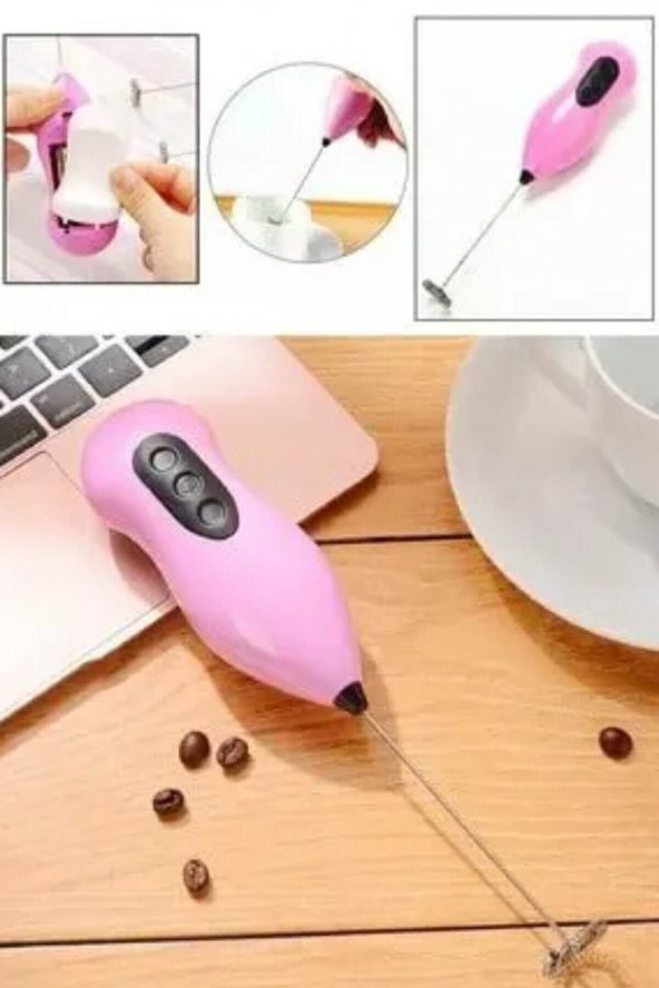 Mini Mixer Kahve Süt Köpürtücü Karıştırıcı Cappucino Mikser