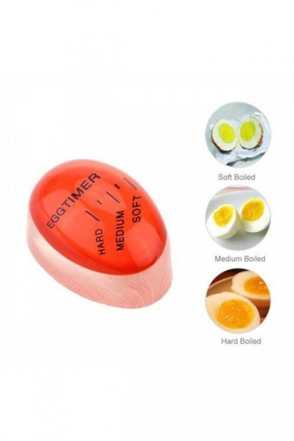 Dublör Yumurta Zamanlayıcı Egg Timer Pişirme Haşlama Süresi Aparatı Zaman Ayarlama Göstergesi - 4