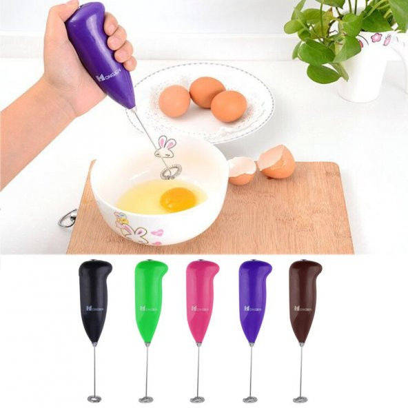 Mini Mixer Kahve Süt Cappucino Köpürtücü Karıştırıcı - Pilli Çırpıcı