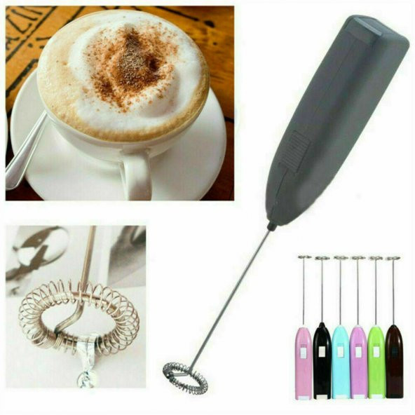 Mini Mixer Kahve Süt Cappucino Köpürtücü Karıştırıcı